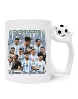Keramický hrnek s potiskem Fotbalového týmu Argentiny -  hrnek pro milovníky fotbalu
