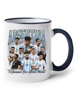 Keramický hrnek s potiskem Fotbalového týmu Argentiny -  hrnek pro milovníky fotbalu