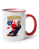 Keramický hrnek s potiskem Kylian Mbappé -  hrnek pro milovníky fotbalu