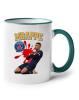 Keramický hrnek s potiskem Kylian Mbappé -  hrnek pro milovníky fotbalu