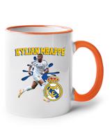 Keramický hrnek s potiskem Kylian Mbappé -  hrnek pro milovníky fotbalu