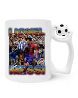 Keramický hrnek s potiskem Lionel Messi -  hrnek pro milovníky fotbalu
