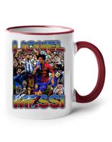 Keramický hrnek s potiskem Lionel Messi -  hrnek pro milovníky fotbalu