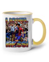 Keramický hrnek s potiskem Lionel Messi -  hrnek pro milovníky fotbalu