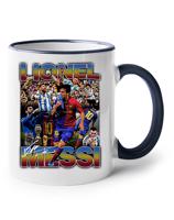 Keramický hrnek s potiskem Lionel Messi -  hrnek pro milovníky fotbalu