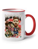 Keramický hrnek s potiskem Lionel Messi -  hrnek pro milovníky fotbalu