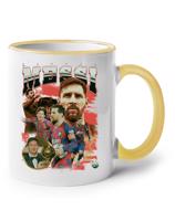Keramický hrnek s potiskem Lionel Messi -  hrnek pro milovníky fotbalu