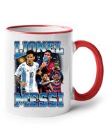 Keramický hrnek s potiskem Lionel Messi -  hrnek pro milovníky fotbalu