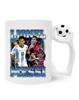 Keramický hrnek s potiskem Lionel Messi -  hrnek pro milovníky fotbalu