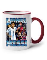 Keramický hrnek s potiskem Lionel Messi -  hrnek pro milovníky fotbalu