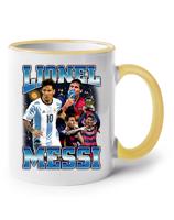 Keramický hrnek s potiskem Lionel Messi -  hrnek pro milovníky fotbalu