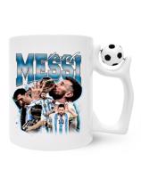 Keramický hrnek s potiskem Lionel Messi -  hrnek pro milovníky fotbalu