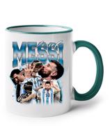 Keramický hrnek s potiskem Lionel Messi -  hrnek pro milovníky fotbalu