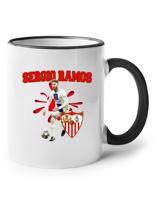 Keramický hrnek s potiskem Sergio Ramos-  hrnek pro milovníky fotbalu