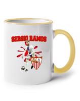 Keramický hrnek s potiskem Sergio Ramos-  hrnek pro milovníky fotbalu