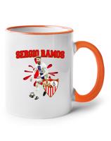 Keramický hrnek s potiskem Sergio Ramos-  hrnek pro milovníky fotbalu