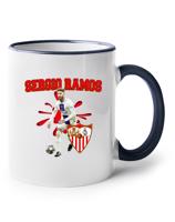 Keramický hrnek s potiskem Sergio Ramos-  hrnek pro milovníky fotbalu