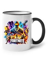 Keramický hrnek s úžasným potiskem fortnite- skvělý dárek na narozeniny