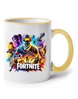 Keramický hrnek s úžasným potiskem fortnite- skvělý dárek na narozeniny