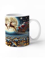 Keramický hrnek se Santou