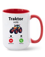 Keramický hrnek Traktor volá