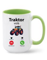 Keramický hrnek Traktor volá