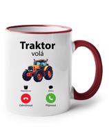 Keramický hrnek Traktor volá