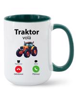 Keramický hrnek Traktor volá