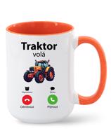 Keramický hrnek Traktor volá