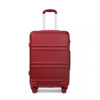 Kono cestovní kufr na kolečkách ABS - 66L - bordó