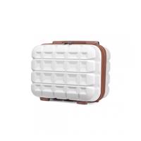 KONO malý toaletní kufřík na zavazadlo - 10L - bílá - ABS K2292L