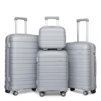 KONO set 4 kufrů Classic Collection - šedá -10L/39L/70L/103L K2091L