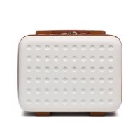 Kosmetický kufřík ABS+PC Kono - béžovo-hnědý - 11 L