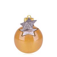 Koupelový/sprchový gel 200 ml WINTER MAGIC v malé lahvičce ve tvaru koule s přívěskem hvězdy ACCENTRA