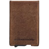 Kožená bezpečnostní peněženka Hide & Stitches - hnědá