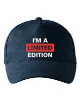 Kšiltovka s nápisem I´A M LIMITED EDITION