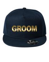 Kšiltovka s potiskem Groom - na rozlučku se svobodou