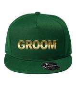 Kšiltovka s potiskem Groom - na rozlučku se svobodou