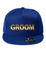 Kšiltovka s potiskem Groom - na rozlučku se svobodou