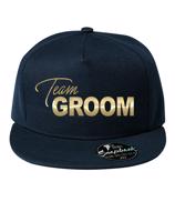 Kšiltovka s potiskem team groom - na rozlučku se svobodou