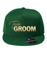 Kšiltovka s potiskem team groom - na rozlučku se svobodou