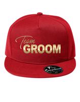 Kšiltovka s potiskem team groom - na rozlučku se svobodou