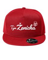 Kšiltovka s potiskem tým ženicha - na rozlučku se svobodou