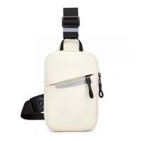 Lehká crossbody sling taška Kono - béžová