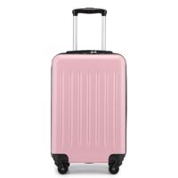 Lehký kabinový ABS+PC kufr Kono - růžový - 33 L
