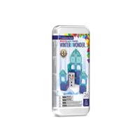 MAGNETICKÁ STAVEBNICE MICROMAGS WINTER WONDERLAND TRAVEL SET 26 DÍLŮ