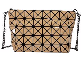 Malique by me Geometry dámská designová crossbody kabelka - béžová