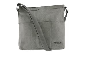 Malique dámská designová papírová crossbody kabelka D1092B - šedá - 25 cm