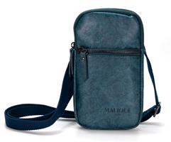 Malique dámská designová papírová crossbody taška D1091C - modrá oceán- 21 cm
