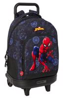 Marvel Školní batoh na kolečkách Safta Spiderman "Attack" - 33 L